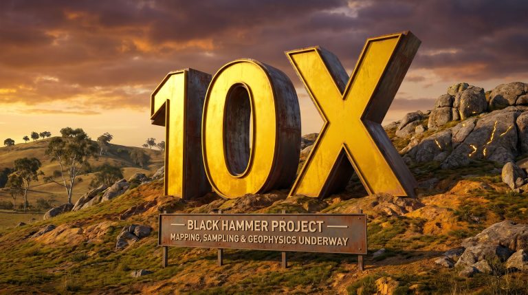Exultant Mining Ltd-10X-10x Black Hammer Project exploration site