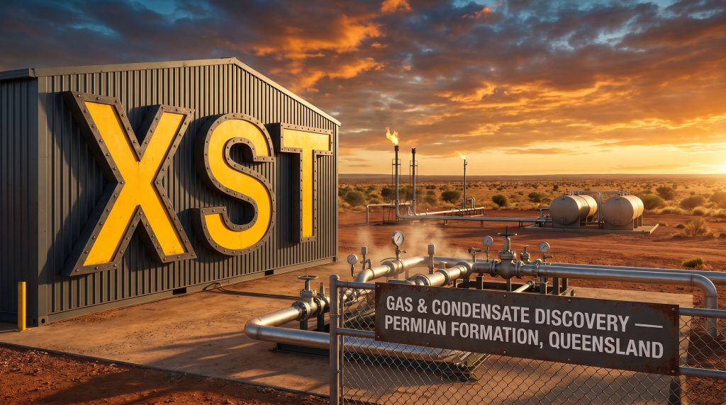 Xstate Resources Ltd-XST-XST gas and condensate discovery site