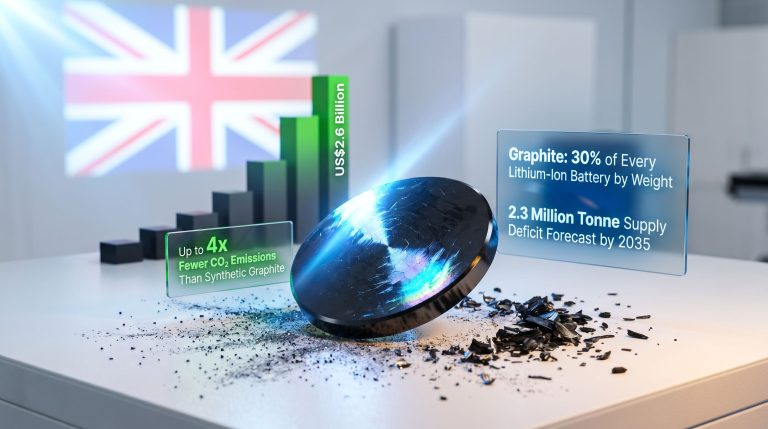 Orbia graphite recycling plant in the UK infographic