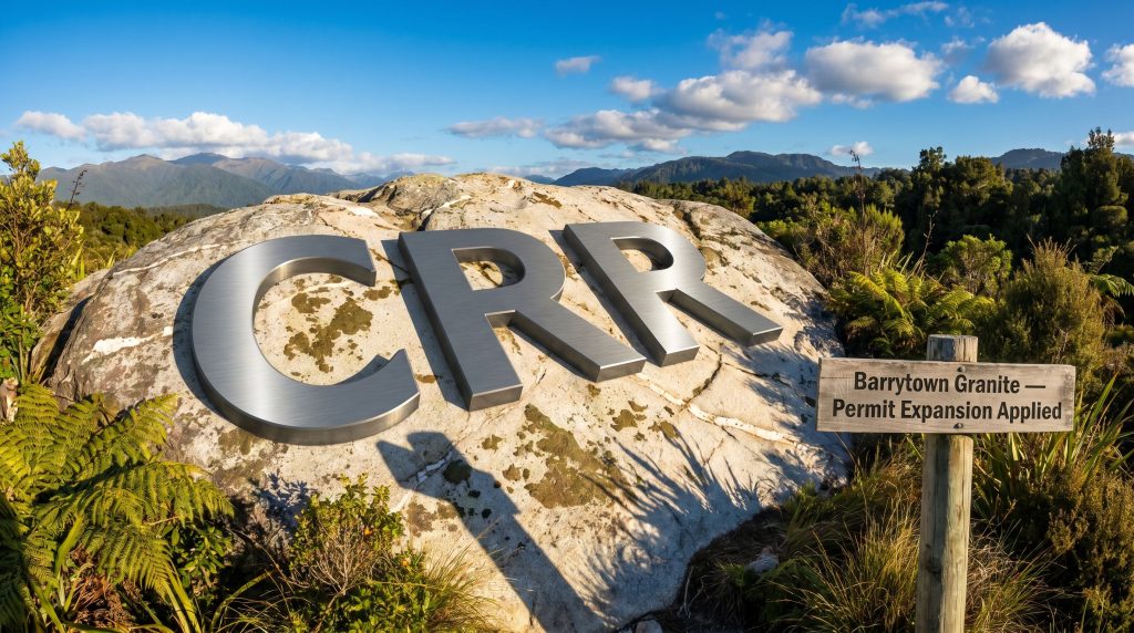 Critical Resources Ltd-CRR-CRR on Barrytown Granite expansion site