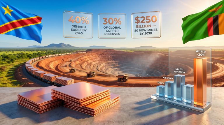 Africa copper supply chain and the energy transition infographic