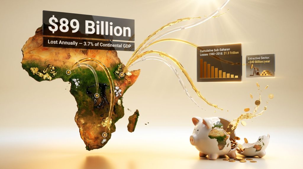Africa illicit financial flows infographic on losses
