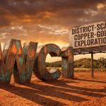 West Cobar Metals Ltd-WC1-WCN copper-gold exploration desert sign