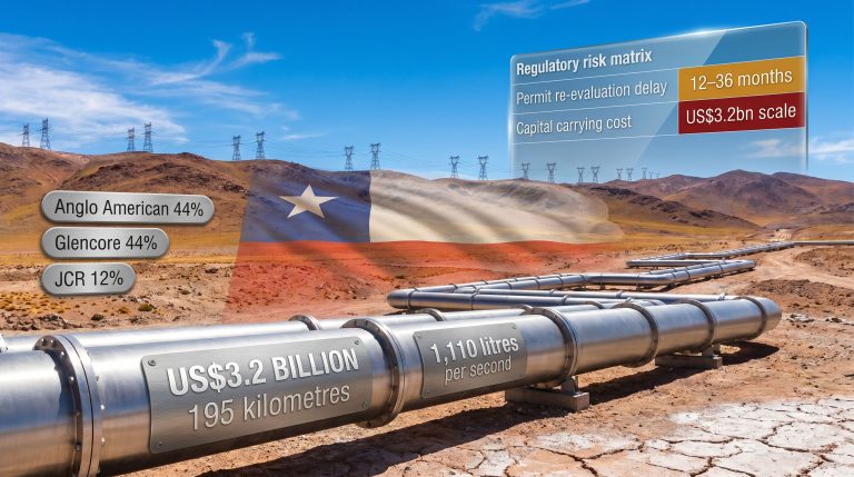 Collahuasi operational continuity project court ruling in Chile infographic