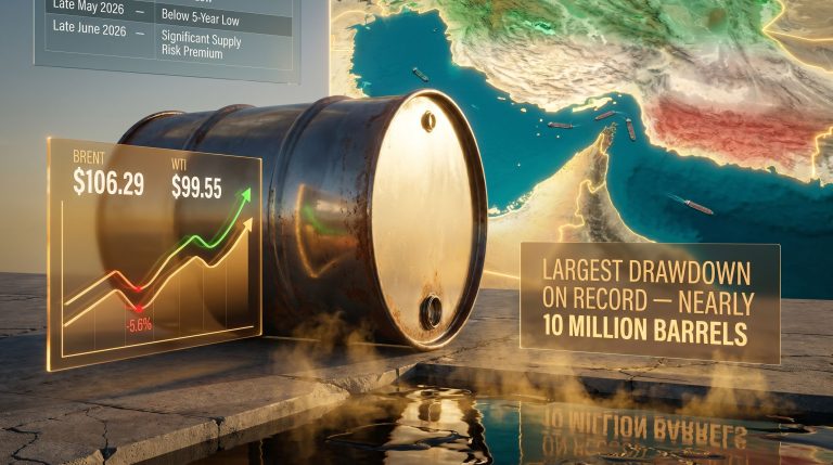 oil rebounds on Iran peace deal uncertainty and inventory drawdowns chart
