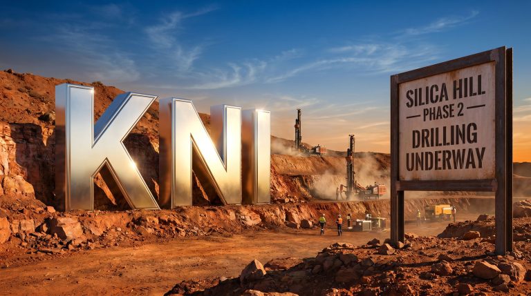 Kuniko Ltd-KNI-KNI silica hill drilling site