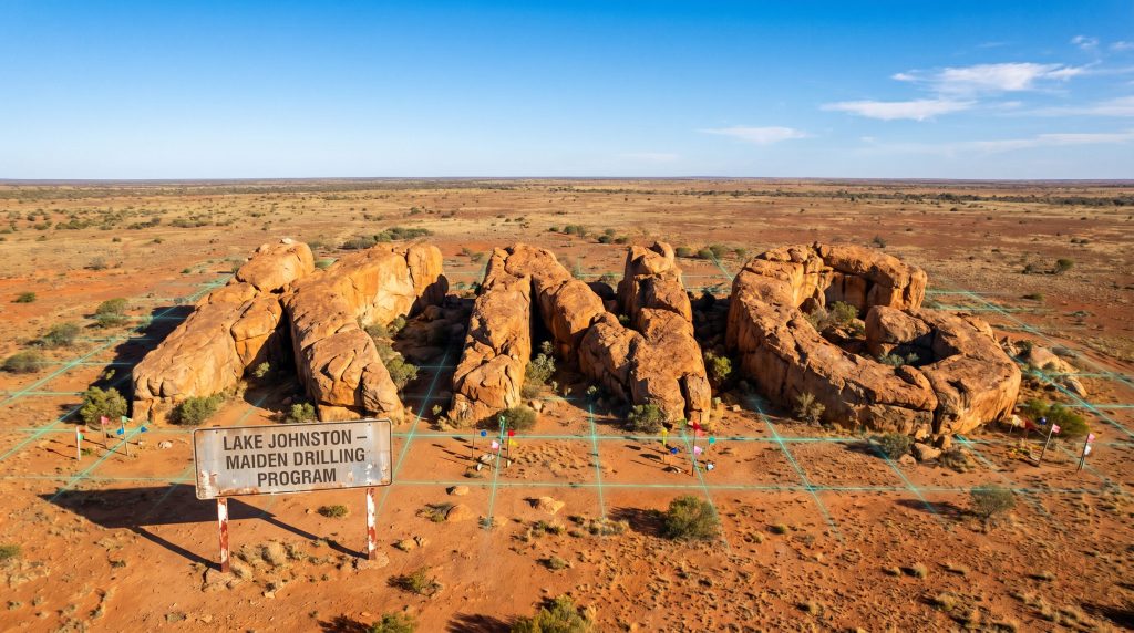 Kingsland Minerals Ltd-KNG-Lake Johnston maiden drilling program site