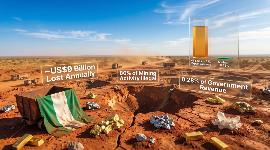 illegal mineral trade in Nigeria infographic mining losses