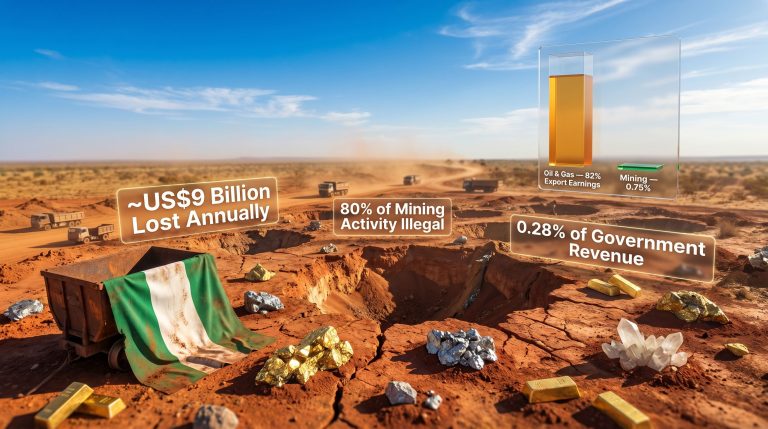 illegal mineral trade in Nigeria infographic mining losses