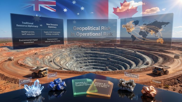 Julie Bishop resource diplomacy for miners infographic