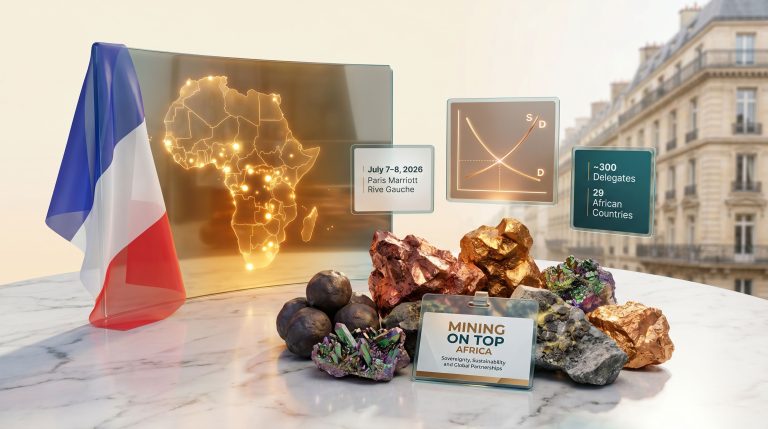 Mining On Top Africa in Paris event display