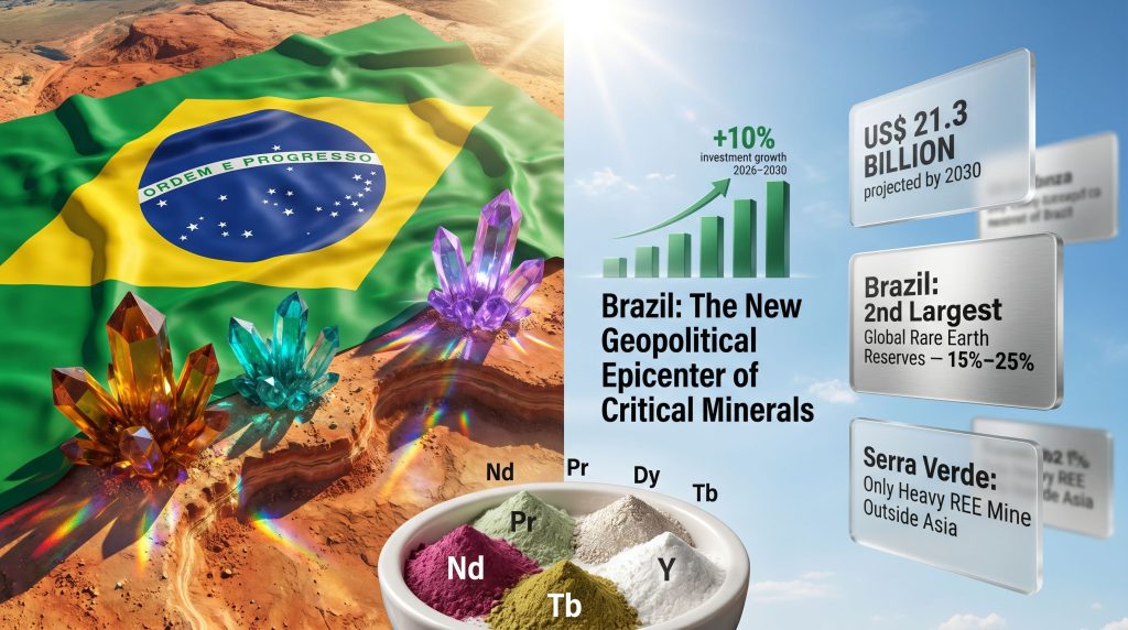 investimentos em terras raras no Brasil crescem