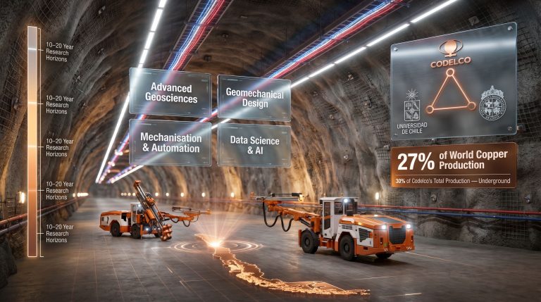 Institute of Complex Mining in Chile research tunnel