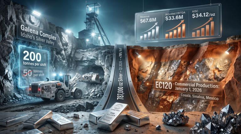 Americas Gold & Silver record Q1 silver production at Galena and Cosalá infographic