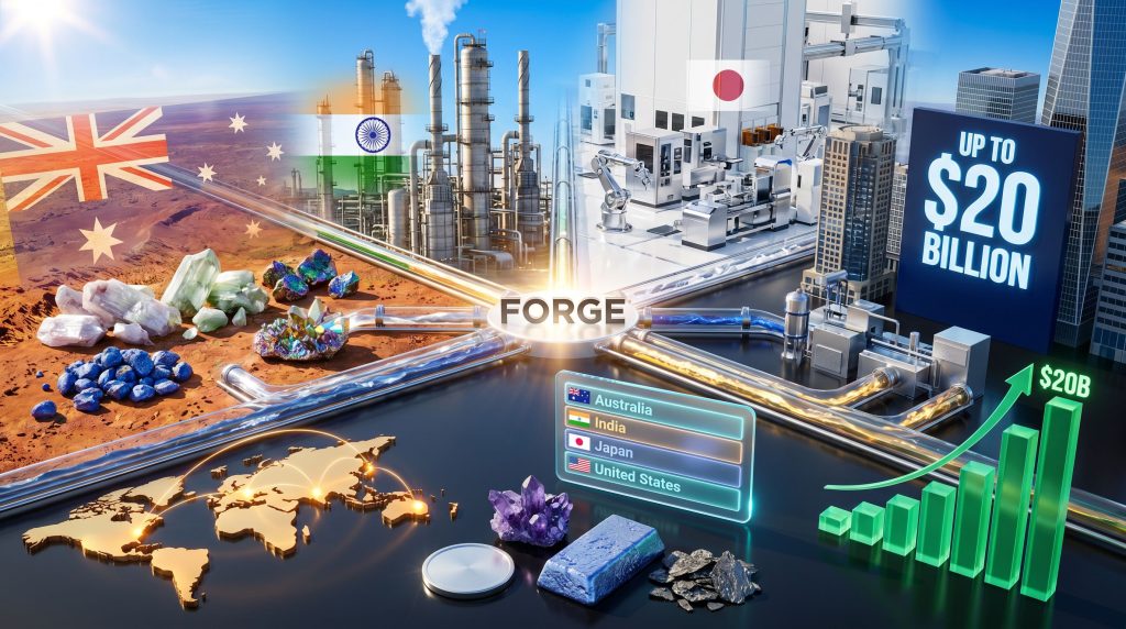 Quad Critical Minerals Initiative Framework supply chain growth