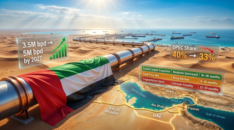 UAE exit from OPEC oil pipeline map