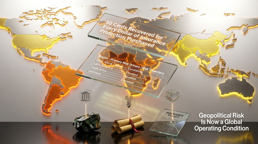 Mining geopolitical risk management global risk map