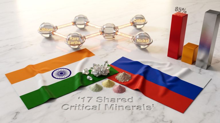 India Russia critical minerals pact infographic
