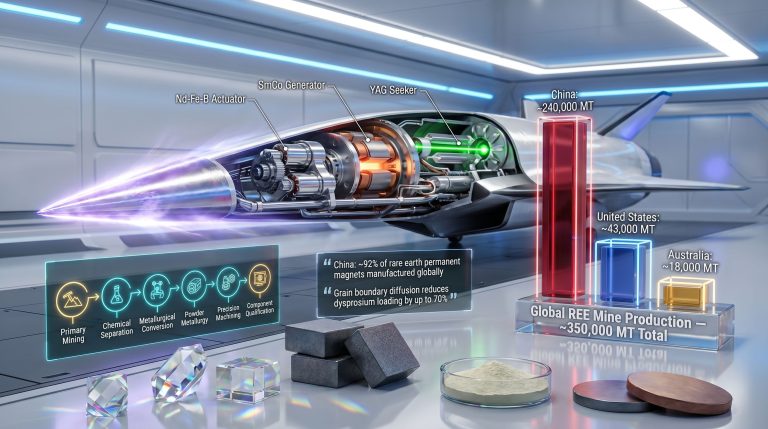 rare earth elements in hypersonic vehicles infographic