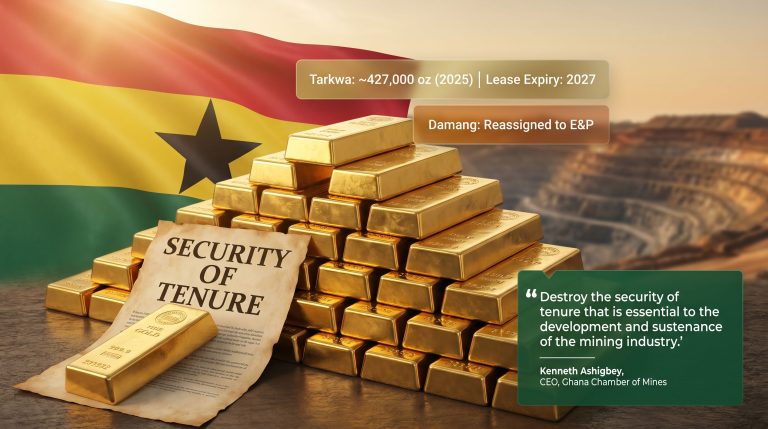 Ghana mining lease uncertainties over gold security
