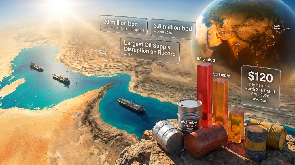 IEA oil market deficit amid Mideast disruption infographic