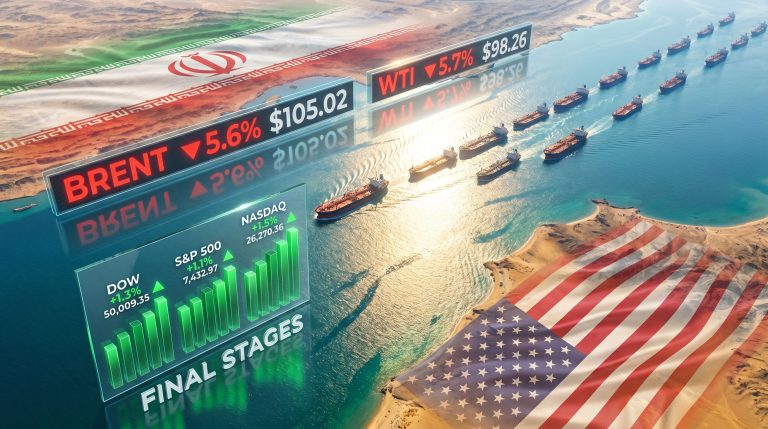 oil prices fall on Iran peace talks tanker route