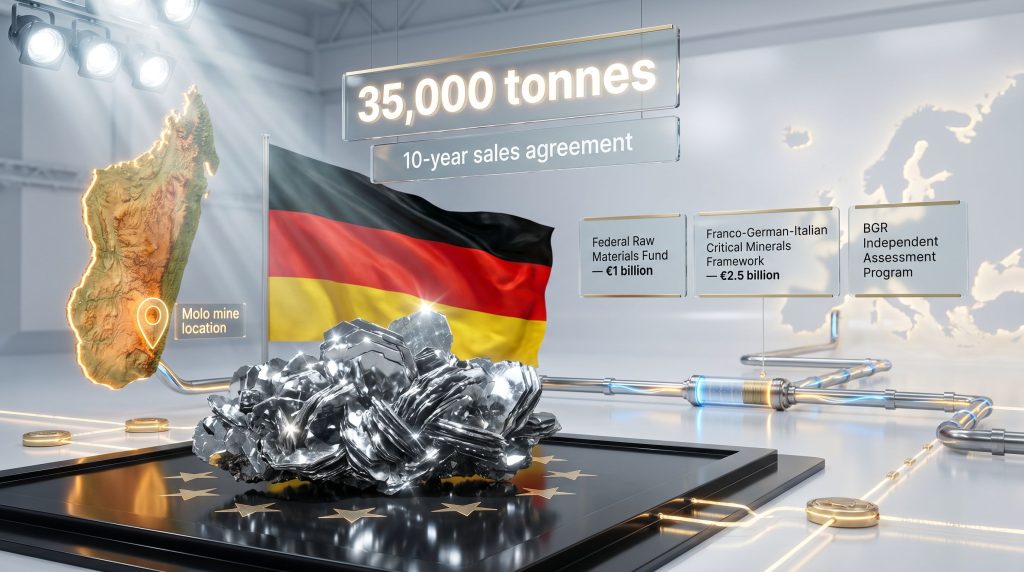 NextSource Molo Graphite Mine boosts Germany critical mineral security
