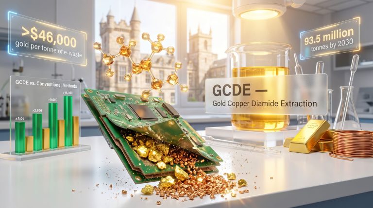 University of Edinburgh e-waste metals recovery rights illustration