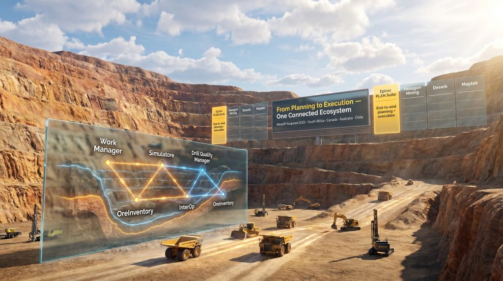 Epiroc integrated digital mine planning solutions ecosystem