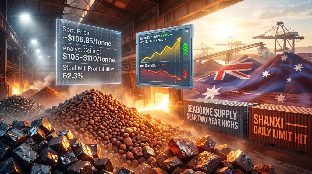 iron ore price heads for monthly loss as coal spike pressures margins infographic