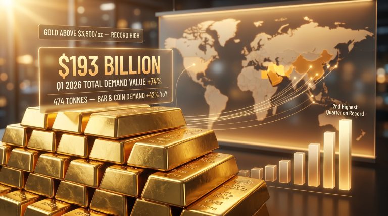 Geopolitical risk premium lifting gold prices infographic
