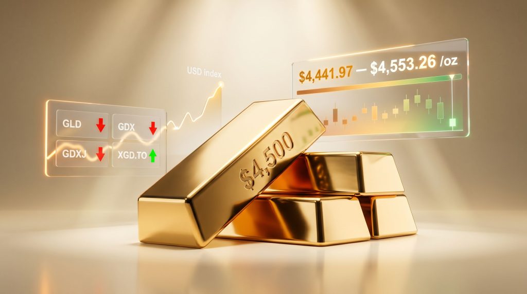 gold price exclusive update with chart bars