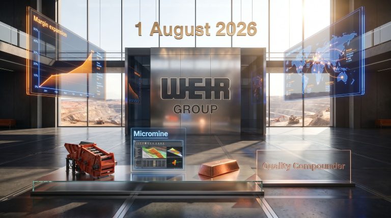 Andrew Neilson to succeed Jon Stanton as Chief Executive Officer of Weir announcement graphic