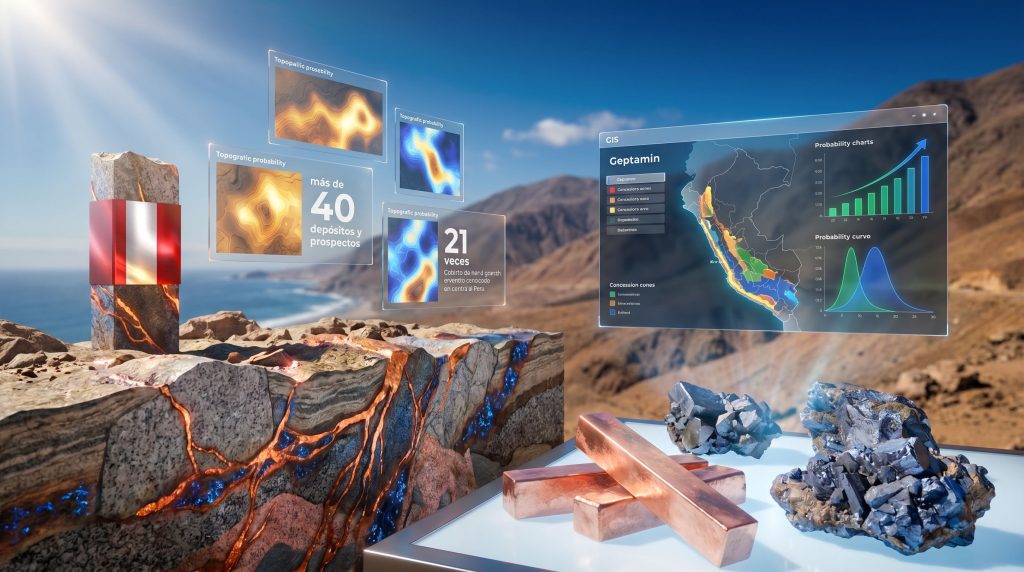 Perú usa inteligencia artificial para identificar nuevas zonas con potencial minero y mapas geológicos