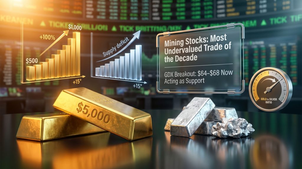 gold and silver bull market and mining stocks surge