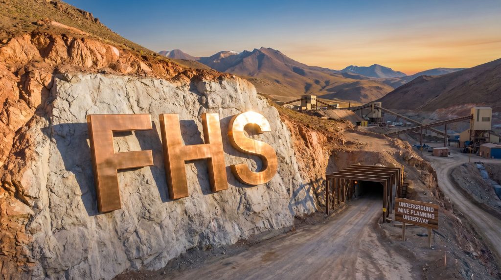 Freehill Mining Ltd-FHS-FHS mine entrance in mountain landscape