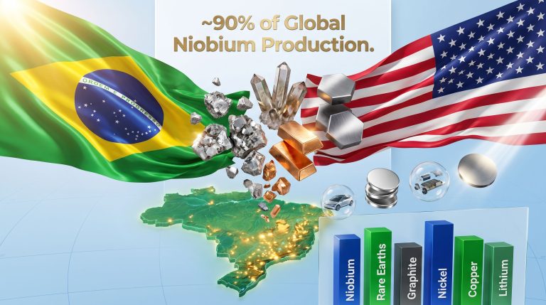 Brazil and United States critical minerals cooperation infographic