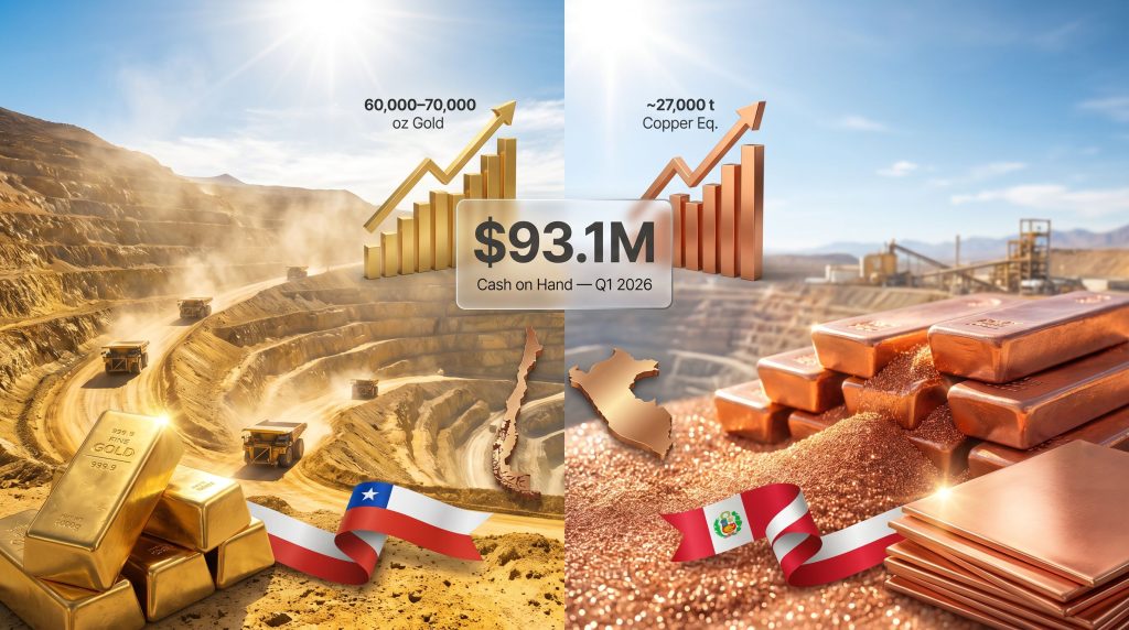 Rio2 first copper income and Fenix gold ramp-up growth