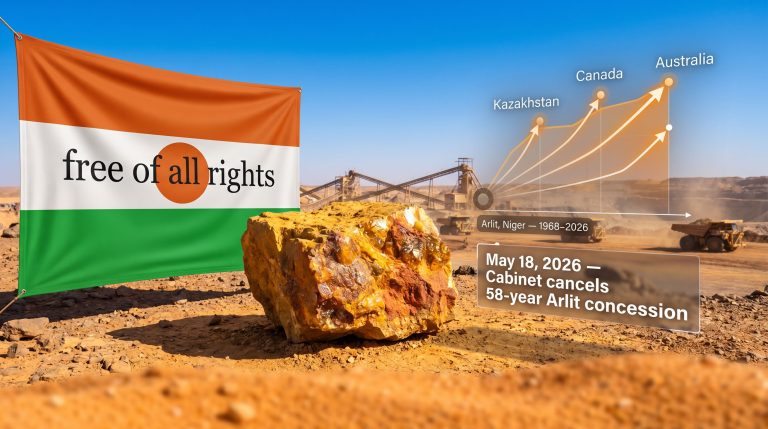 Niger revokes French uranium concession at Arlit graphic