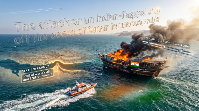 India condemns attack on Indian-flagged ship off Oman graphic