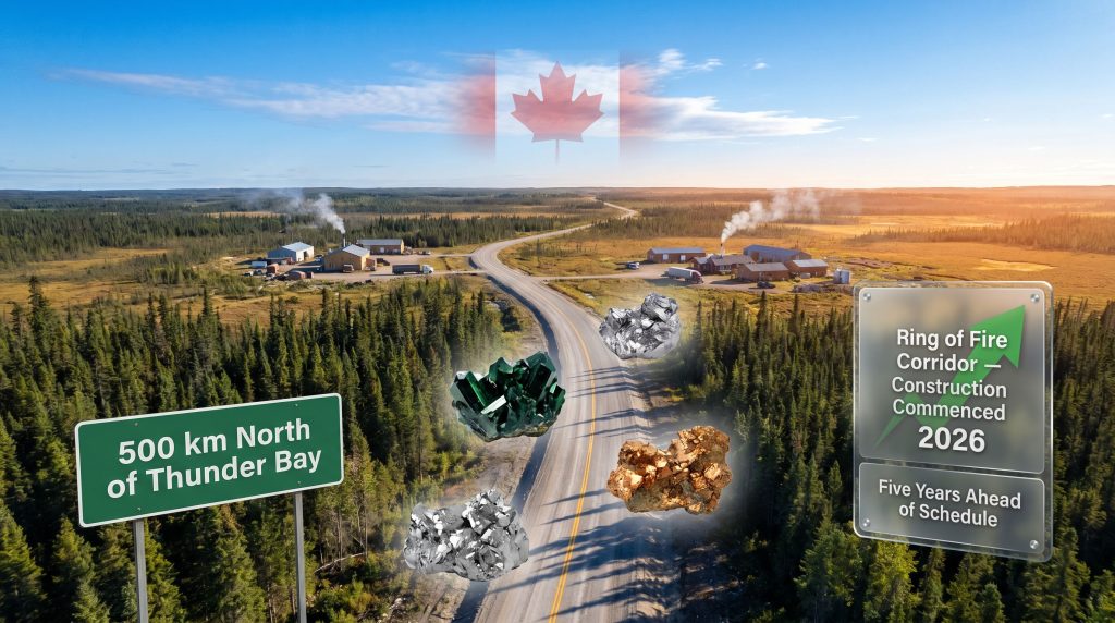 Ring of Fire road construction in Ontario corridor