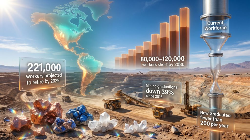mining workforce challenges in the Americas infographic