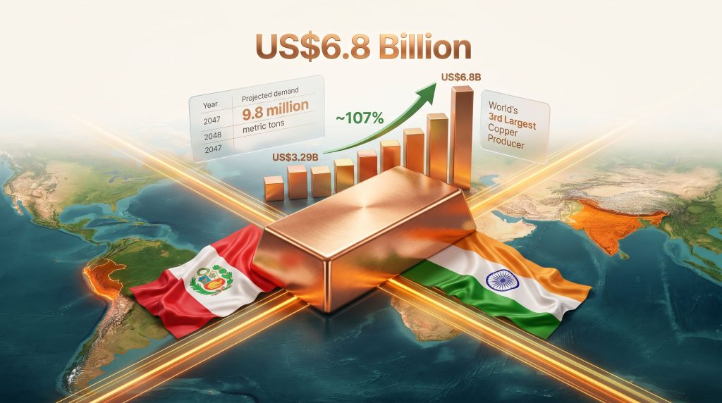 India Peru free trade pact copper trade growth