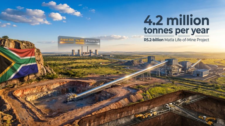 Exxaro opens new Mine 1 at Matla infographic