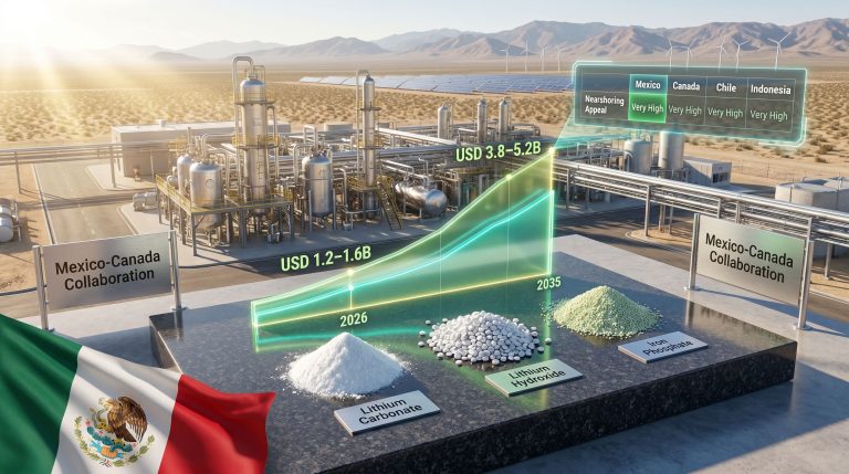 Process Research battery materials in Mexico growth