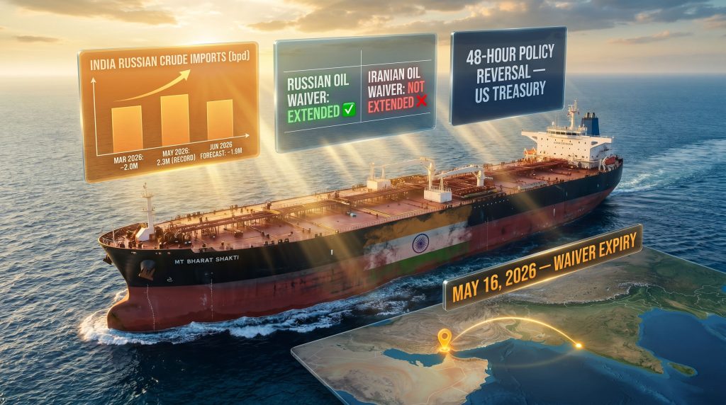 India seeks extension of US waiver on Russian oil imports graphic