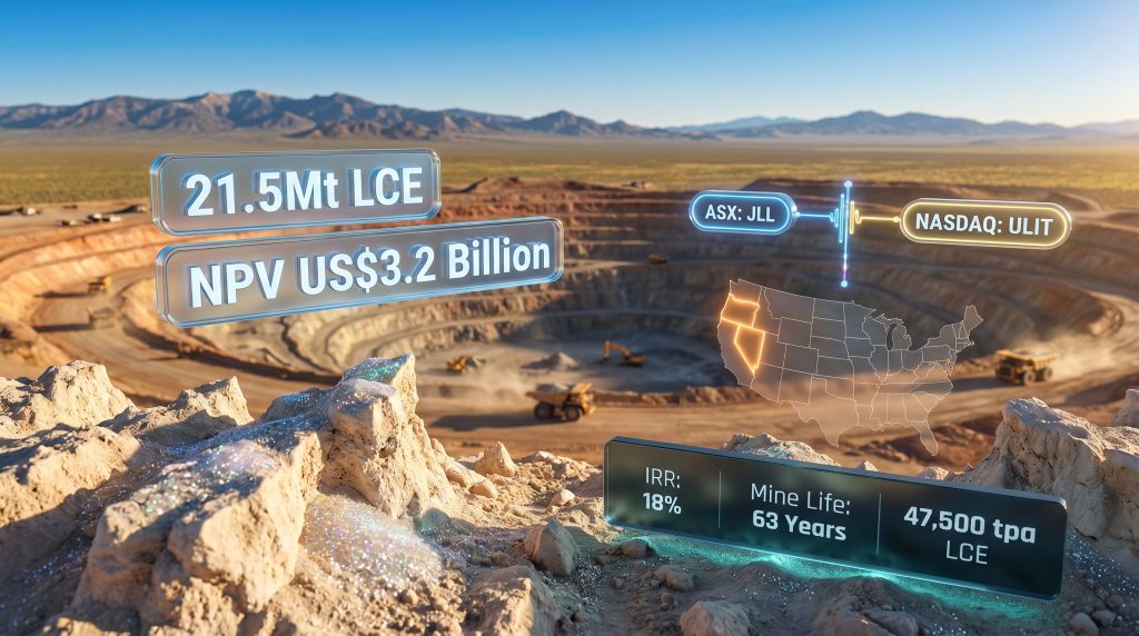 Jindalee Lithium capital raise and NASDAQ listing mine graphic