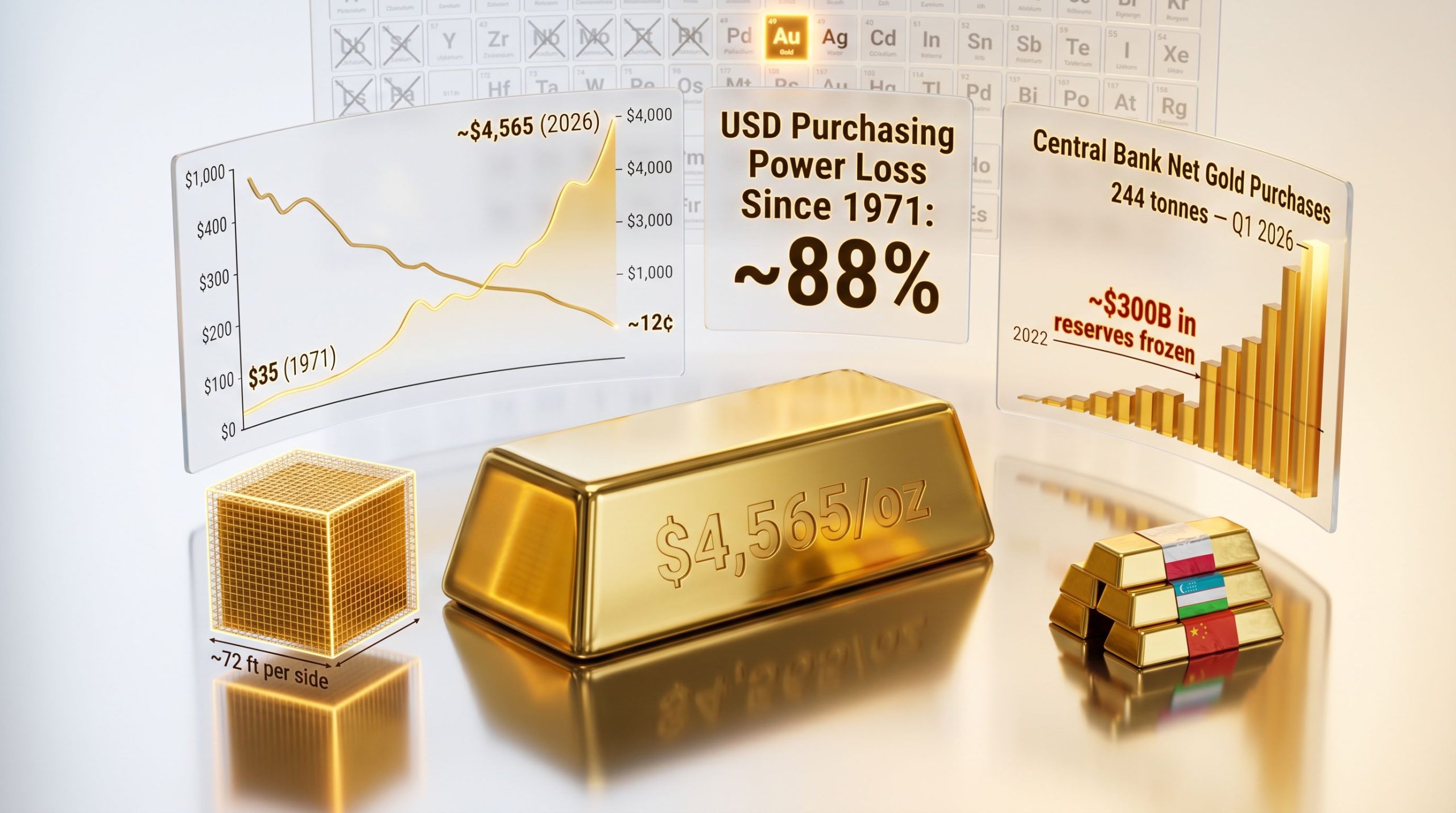 Why Is Gold Valuable: Chemistry, Scarcity & Money