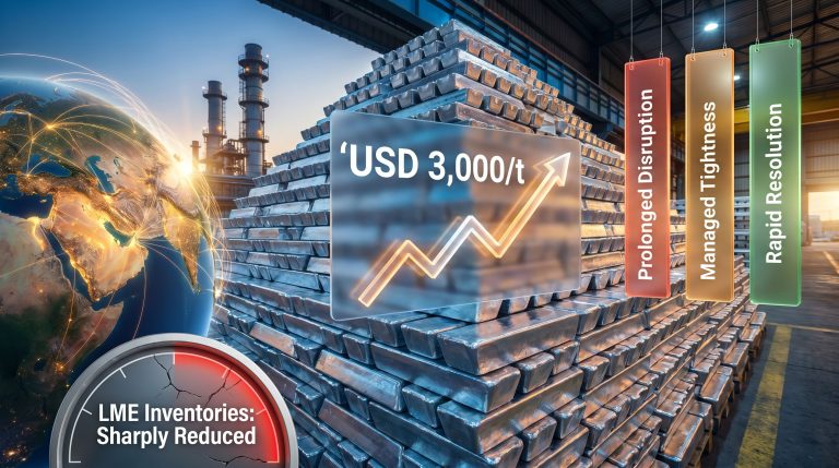 Global aluminium supply squeeze drives prices higher