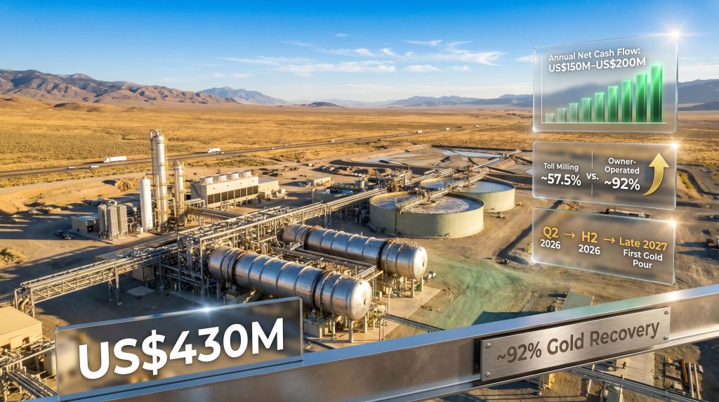 i-80 Gold Lone Tree Facility aerial overview